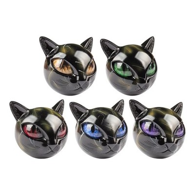 Luxury Black Cat Stone Statue Elegant Home Decor Art Gift Ornament US STOCK