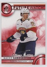 2023-24 SP Authentic Future Watch Red Limited Mackie Samoskevich #154 19r4
