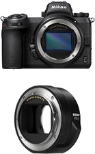 Nikon Z 6II FX-Format Mirrorless Camera Body Black with Nikon Mount Adapter FTZ