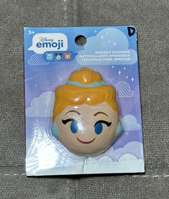 Disney Emoji Squishy Cinderella Sticker New
