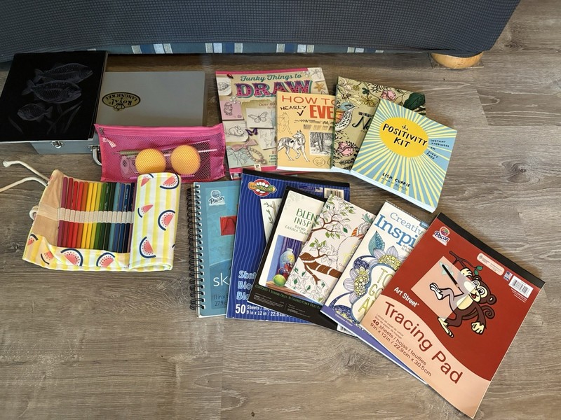 Artist Lot Royal Langnickel Kit Sketch Coloring Drawing Shade Books Pencils