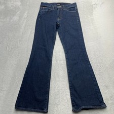 HUDSON Natalie Mid Rise Bootcut Jeans Womens 26 Blue Denim Stretch Dark Wash