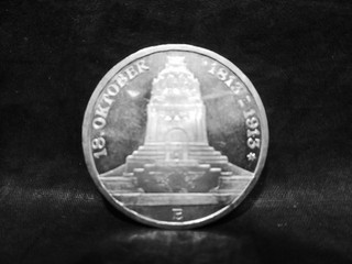 Silbermünze Deut. Reich 3 MARK 1913 E "18. Oktober Völkerschlachtdenk." SQ545