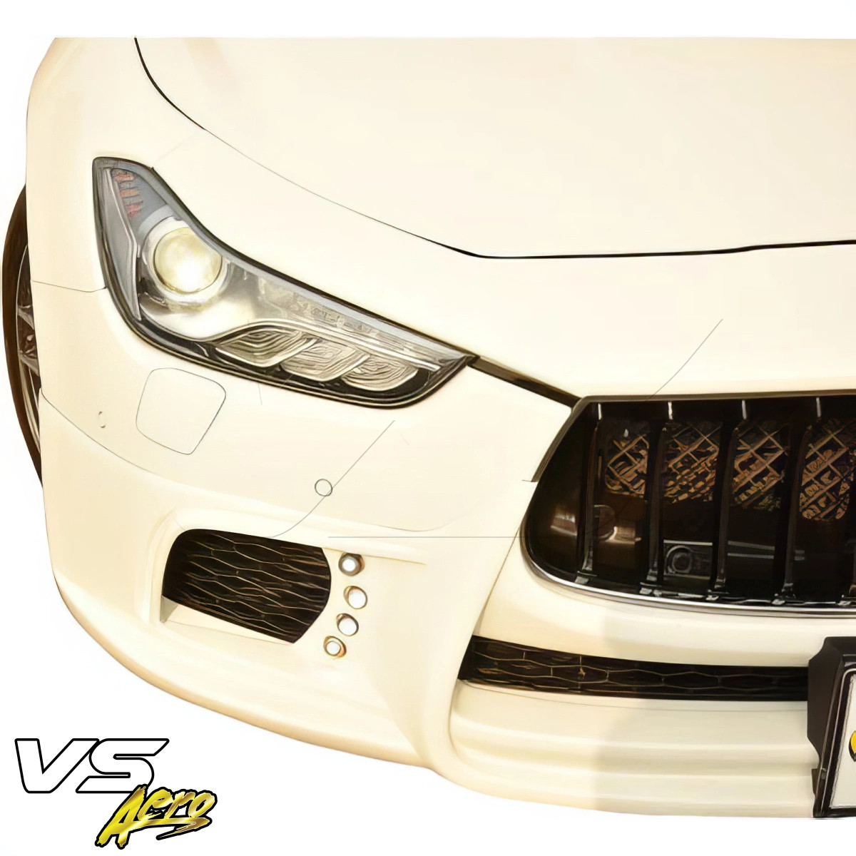 VSaero FRP WAL Front Lip Valance for Ghibli Maserati 13-17 vsaero_101451