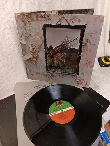 Led Zeppelin 4 SD 19129 LP Vinyl Record VG+/VG+ 1971 Fast Shipping Vintage