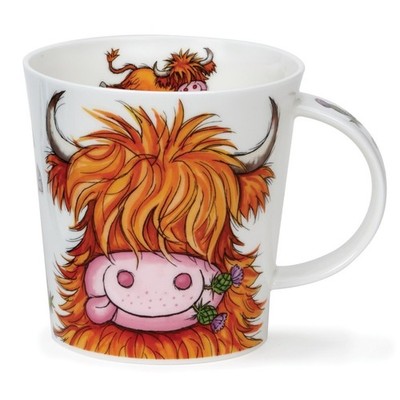 Dunoon Tasse Big Coos Kühe XXL Benmore - Größe: 0,75 l - Fine Bone China