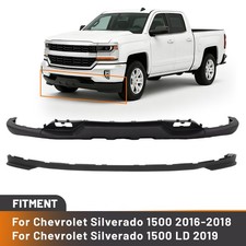 Front Bumper Valance Air Deflector For Chevy Silverado 1500 2016-2018 Wtow Hook