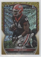 2022 Bowman U Chrome Gold Shimmer Refractor 20/50 Arik Gilbert #54 1hs7