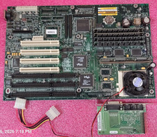 Intel Desktop Triton Motherboard, Pentium 100MHz CPU 64Mb RAM SND Blaster #MB01