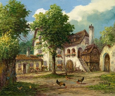 M Schony (German,1913-?) oil painting 137428