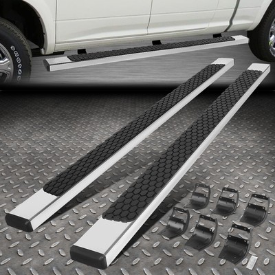 FOR 15-21 FORD F150 F250 F350 SD CREW CAB 5'' FLAT SIDE STEP BAR RUNNING BOARDS