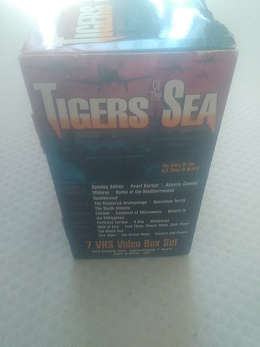 Tigers Of The Sea *7 VHS Video Box Set The Story of the U.S. Navy in W.W. II.A-4 - Picture 7 of 16
