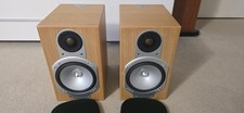 Monitor Audio Silver RS1 Bookshelf Speakers Pair – Oak – Excellent Working Order