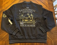 Disney HOCUS POCUS Adult Varsity Jacket Witch Museum The Sanderson Sisters LG