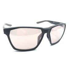 Nike Maverick EV1096 002 Matte Black Gray Sunglasses Brown Lens 59-15 145 Italy