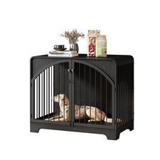 40" Farmhouse Dog Crate Furniture for Large/Medium Dogs, Decorative Pet House...