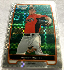 2012 Bowman Chrome Baseball Bobby Bundy Baltimore Orioles X-Fractor #BCP198