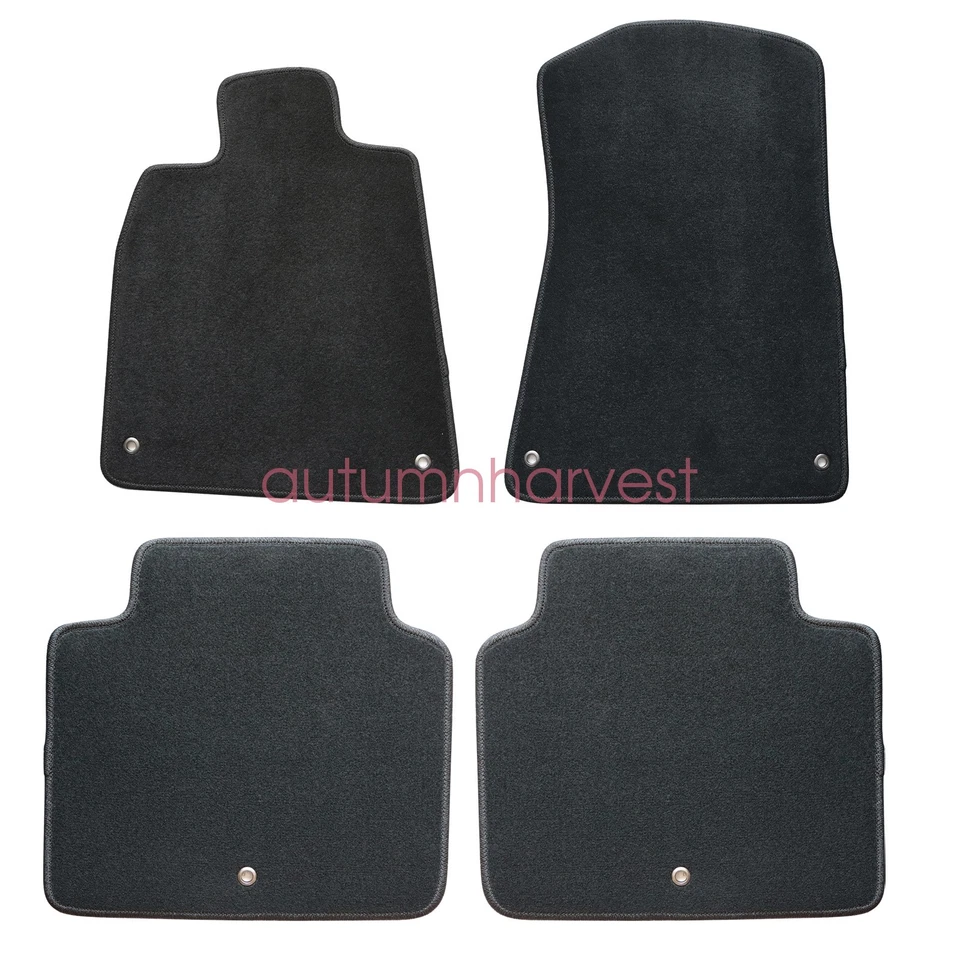 For 2006 2007 2008 2009 2010 2011 Lexus GS300 GS350 GS460 Velour Floor Mats - Image 4 of 4