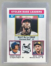 Brice Turang Shohei Ohtani Elly De La Cruz 2025 Topps Heritage #197