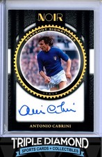 2024-25 Panini Noir Antonio Cabrini Snapshot Signatures Auto #26/49 Italy F987