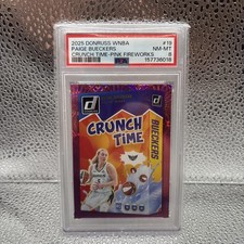 2025 Panini Donruss WNBA - Crunch Time Paige Bueckers #19 Pink Fireworks /25 (RC
