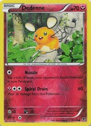 Dedenne 70/119 Phantom Forces Reverse Holo Common