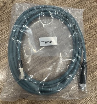 M12 X-Coded 8 Pin Male to RJ45 GigE vision Cat5E High Flex Ethernet Cable 3meter