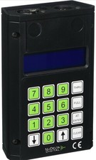 Keypad with numbers to enter address and level easily. Controls any DMX-512
