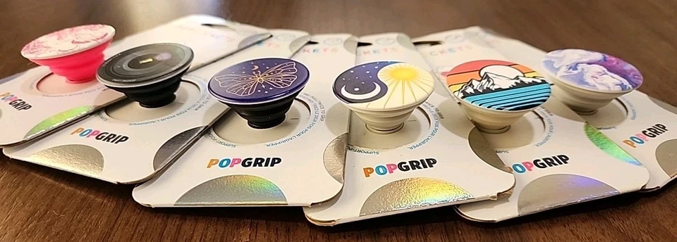 ¡NUEVO! Lote de 6 (SEIS) PopSockets Genuinos Empuñadura y Soporte para Teléfono con Tapas Intercambiables Foto 2 de 4
