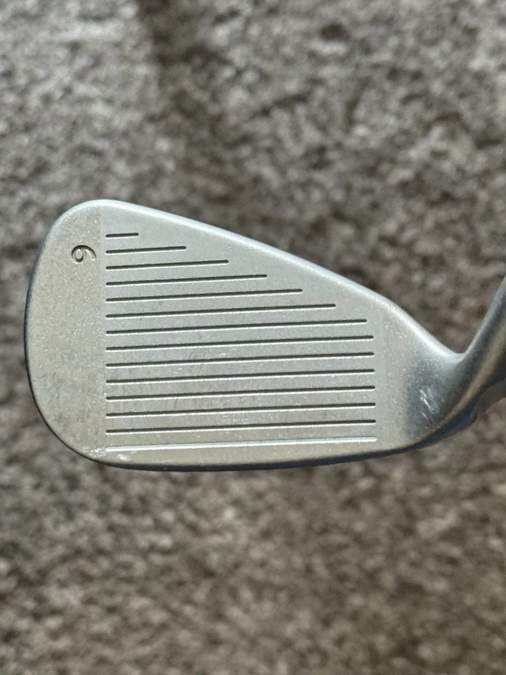 "Ping G5 para hombre diestro 9 hierro punto blanco 37"" eje de acero" Foto 2 de 4