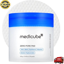 Medicube Zero Pore Pads 2.0, Dual-Textured Facial Toner Pads for Exfoliation and