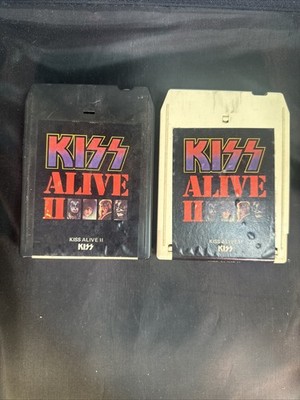 Vintage Kiss Alive II Volumes 1 & 2 8-Track  UNTESTED 