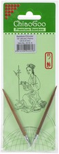 ChiaoGoo 2016-6 Bamboo Circular Knitting Needles 16"-Size 6/4mm