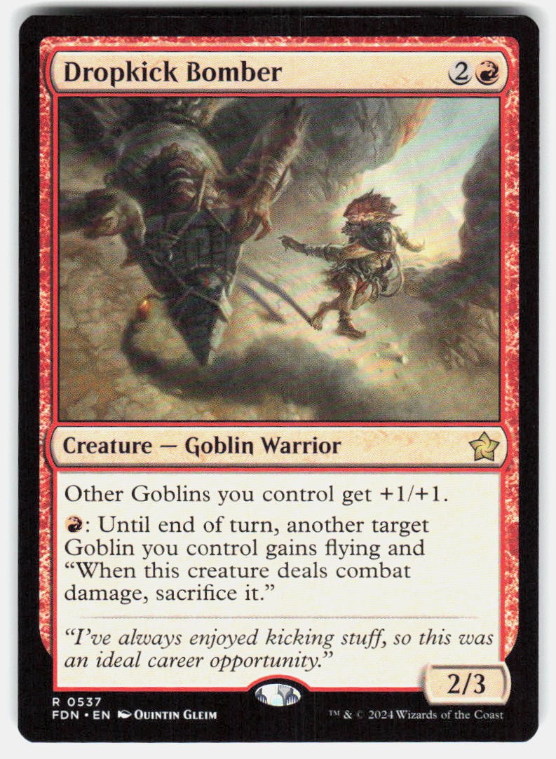 Dropkick Bomber 537 R Foundations NM MTG