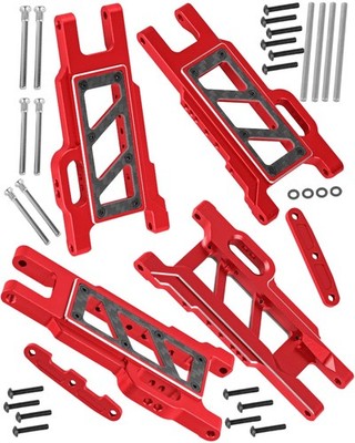 Red Alloy Front Rear Suspension AArms Replaces #3655 #6823 Upgrade RC Part