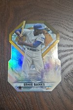 2022 Topps Series 1 - Diamond Greats Die-Cuts Ernie Banks #DGDC-8 silver foil