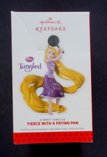 Hallmark Ornament Disney Tangled Rapunzel Fierce Frying Pan 2013 Keepsake