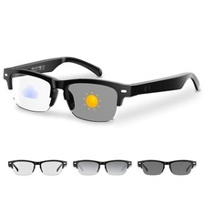 Smart Glasses for Men Women,Photochromic Bluetooth Sunglasses with Speakers