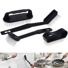 4pk Assorted Dish Washing Up Brush Set Kitchen Cleaning Brushes Sink Scrubber UK