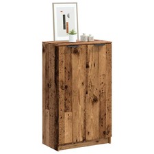 Image of WALPLUS Old Wood Shoe Cabinet 59x35x100.5 cm Modern Entryway Storage