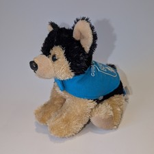 Aurora Guide Dogs Puppy In Training Plush Soft Toy Blue Jacket Teddy Dog VGC 