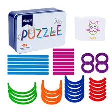 Puzzle Toy Sticks And Rings Puzzle Game For Kids Creative Intelligence Learning