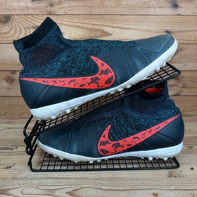 Nike Fußballschuhe Herren Gr. UK 8 Elastico Mercurial Superfly schwarz purpurrot Astro