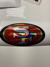 San Francisco 49ers Holographic Vinyl Decal