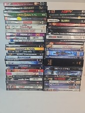 Huge Movie Lot 54 DVDs Blu-Rays Mixed Film Bundle New Used