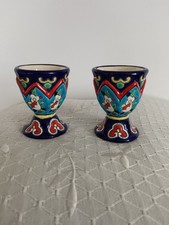 Longwy Enamels 2 Cup Cups