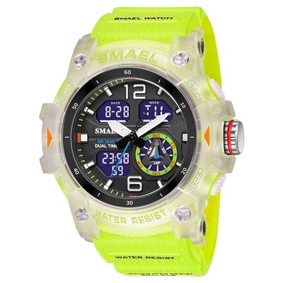SMAEL Herren Sportuhr Wasserdicht Quarz Analog Digital Militär Armbanduhren 