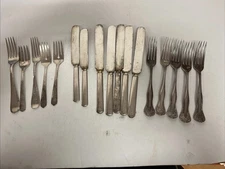 Rogers Silverplate Flatware Lot Forks Knives Vintage Mixed Pieces