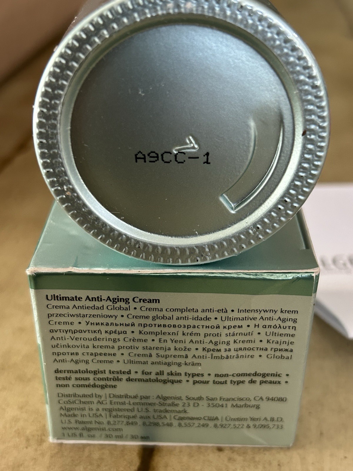 ALGENIST Genius Ultimate Anti-Aging Cream with Agluronic Acid 1 oz Sealed w/Box