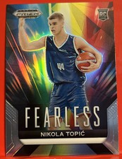 Nikola Topic 2024 Panini Prizm Draft Picks Fearless Silver Prizm RC #12 Thunder
